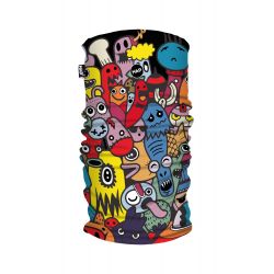 Headwear Had Kids Printed Fleece Tube Monster Friends