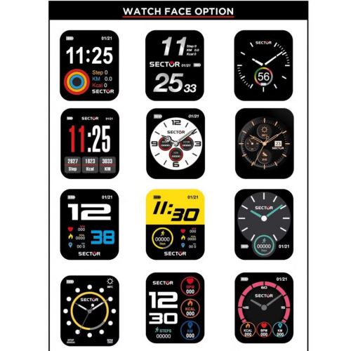 Pulkstenis Sector S-03 Smartwatch Gold