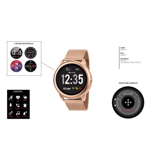 Pulkstenis Sector S-01 Smartwatch