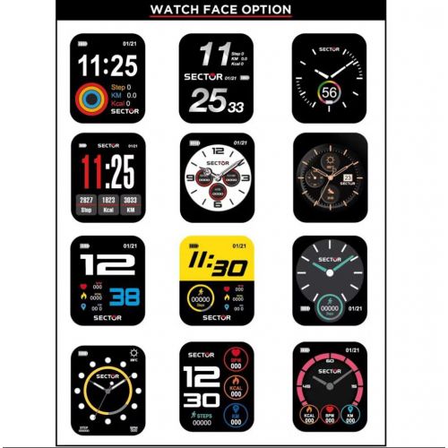 Watch Sector S-03 Smartwatch + Earphone