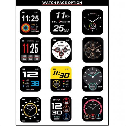 Pulkstenis Sector S-03 Smartwatch