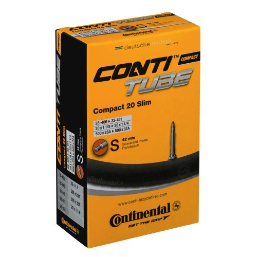 Tube Compact 20 Slim 28/32-406/451 Presta 42mm