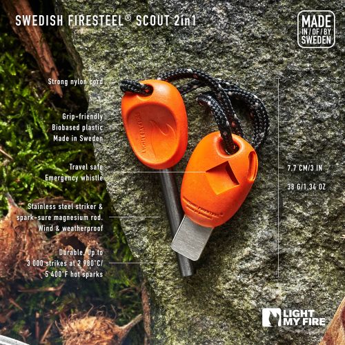 Fire starter FireSteel 2.0® BIO Scout