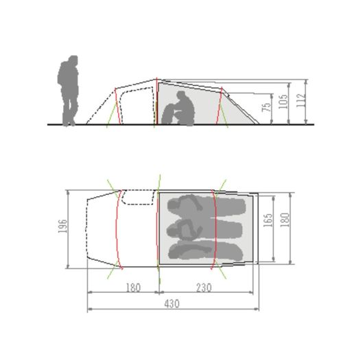 Tent Ferret XT 3P Comfort