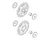 Derailleur pulleys RD-M410 Acera/Alivio 7/8sp