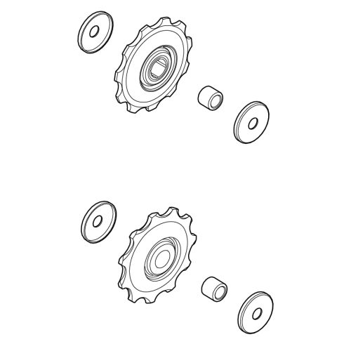 Derailleur pulleys RD-M593 Deore/SLX/Saint 9/10sp