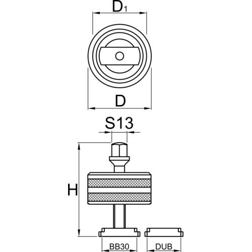 Tool BB30 + SRAM DUB Bottom Bracket Bearing Tool Unior 1625/2