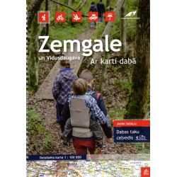 Atlas Zemgale un Vidusdaugava 1:100 000  “Ar karti dabā” sērija