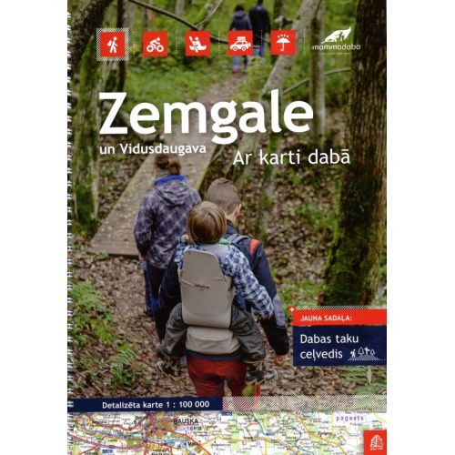 Atlas Zemgale un Vidusdaugava 1:100 000  “Ar karti dabā” sērija