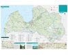 Žemėlapis Laivošanas maršruti Latvija 1:500 000 Aktīvā tūrisma karte