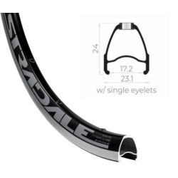 Apskritimas 28" 622x17 STRADALLE 24H