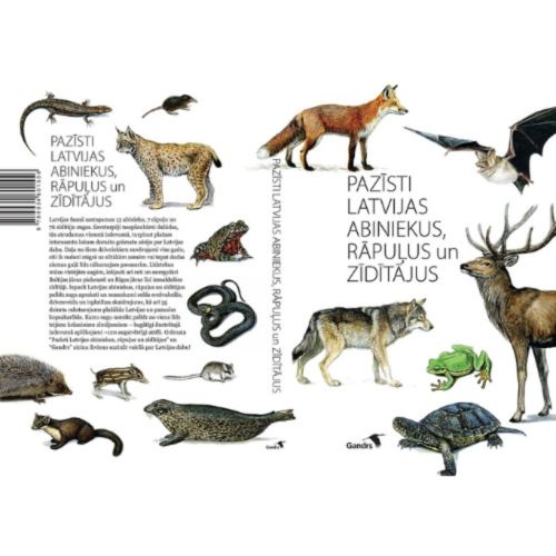 Book Pazīsti Latvijas abiniekus, rāpuļus un zīdītājus