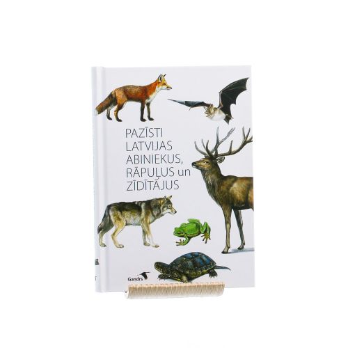 Book Pazīsti Latvijas abiniekus, rāpuļus un zīdītājus