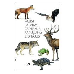Book Pazīsti Latvijas abiniekus, rāpuļus un zīdītājus
