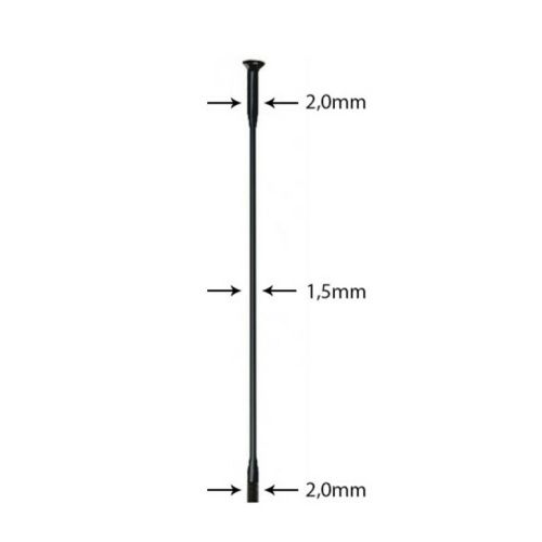 Spoke Laser 14G (2mm) Straight