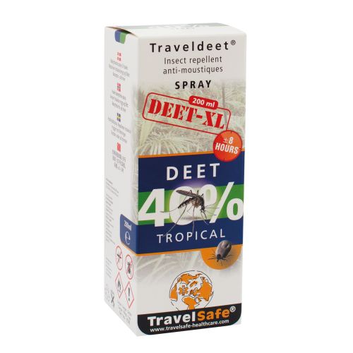 Traveldeet 40% XL Spray 200ml insect repellent