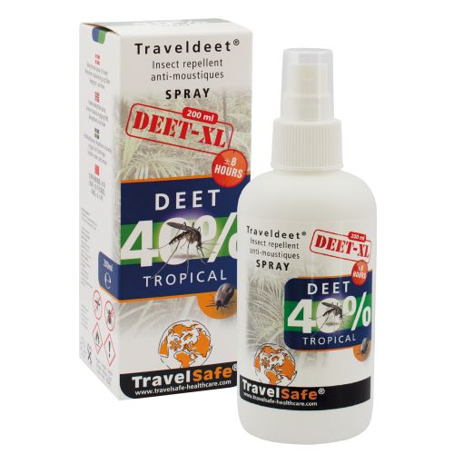 Traveldeet 40% XL Spray 200ml insect repellent