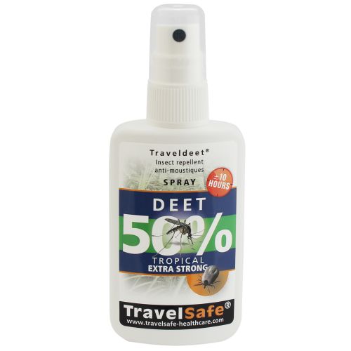 TravelDEET 50% Spray 60ml kukaiņu atbaidīšanas līdzeklis