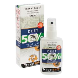 TravelDEET 50% Spray 60ml insect repellent