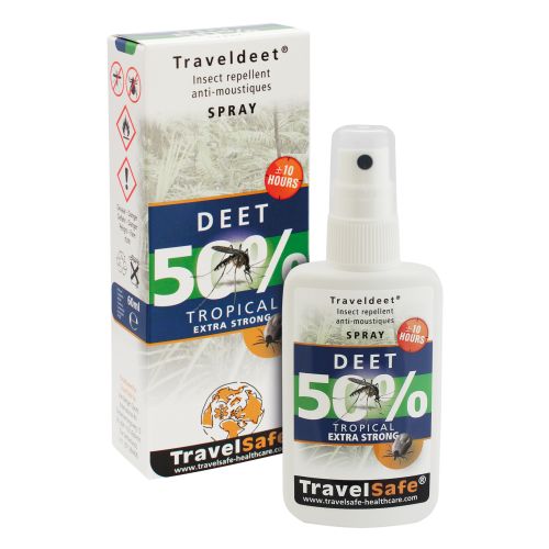TravelDEET 50% Spray 60ml kukaiņu atbaidīšanas līdzeklis