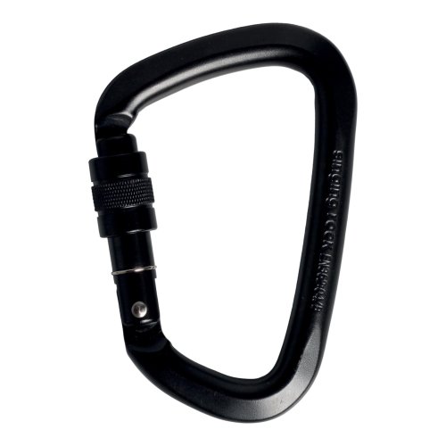 Carabiner D Steel Connector Screw 50kN
