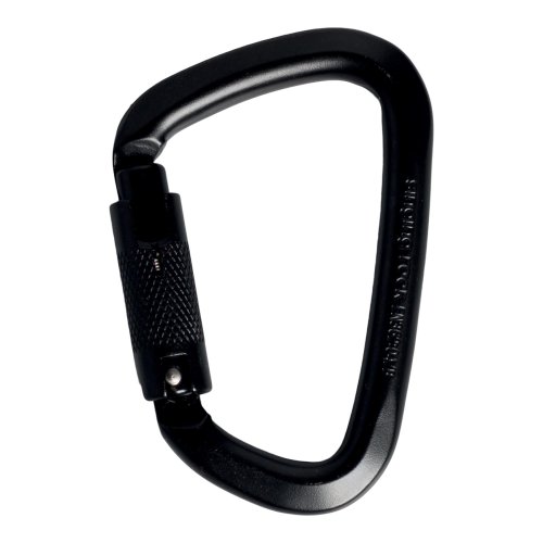 Karabinas D Steel Triple Lock 50 kN