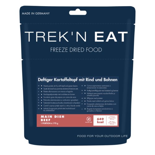 Tūristu pārtika Potato Stir Fry with Beef and Green Beans 170g