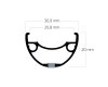 Apskritimas 28" FV RIVAL26 (26-622) TR