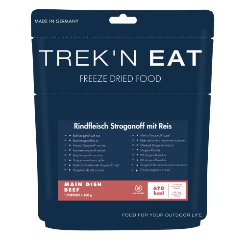 Tūristu pārtika Beef Stroganoff With Rice 160g