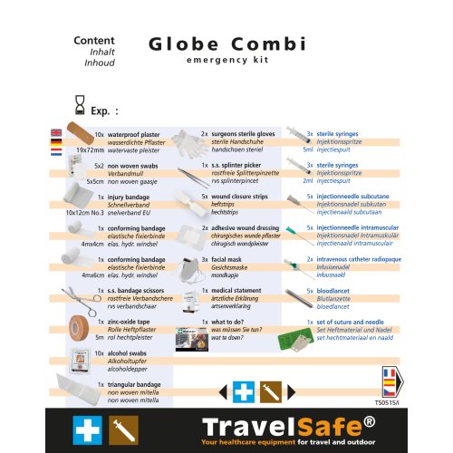 Aptieciņa Globe Emergency Kit