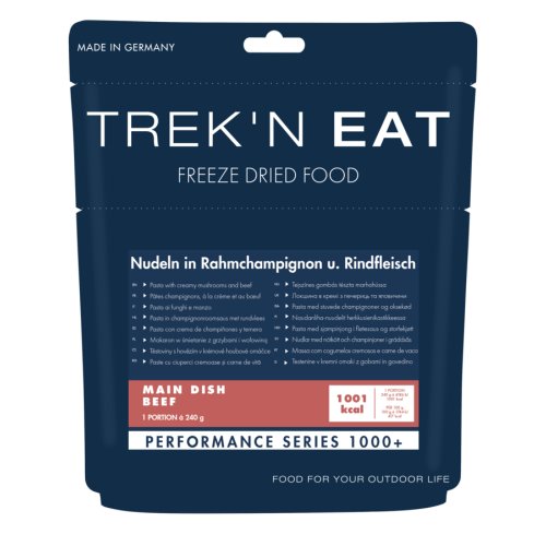 Tūristu pārtika Pasta with Creamy Mushrooms+Beef 240g PS1000+
